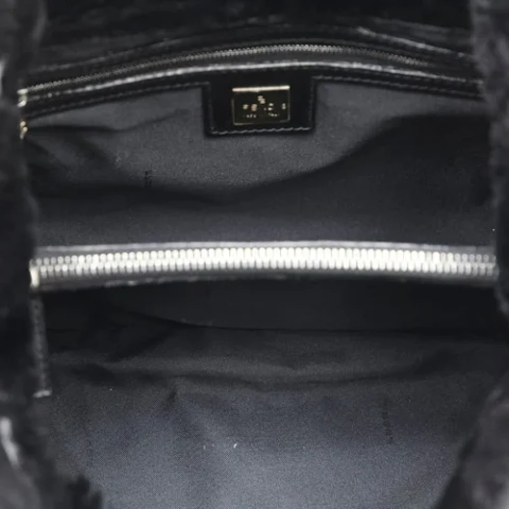 Fendi Vintage Pre-owned Leather handbags Black Dames