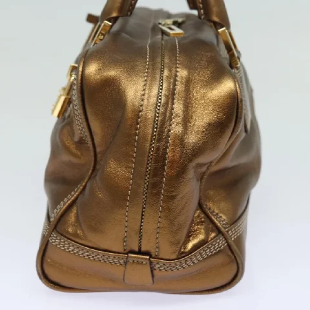 Loewe Pre-owned Leather handbags Yellow Dames