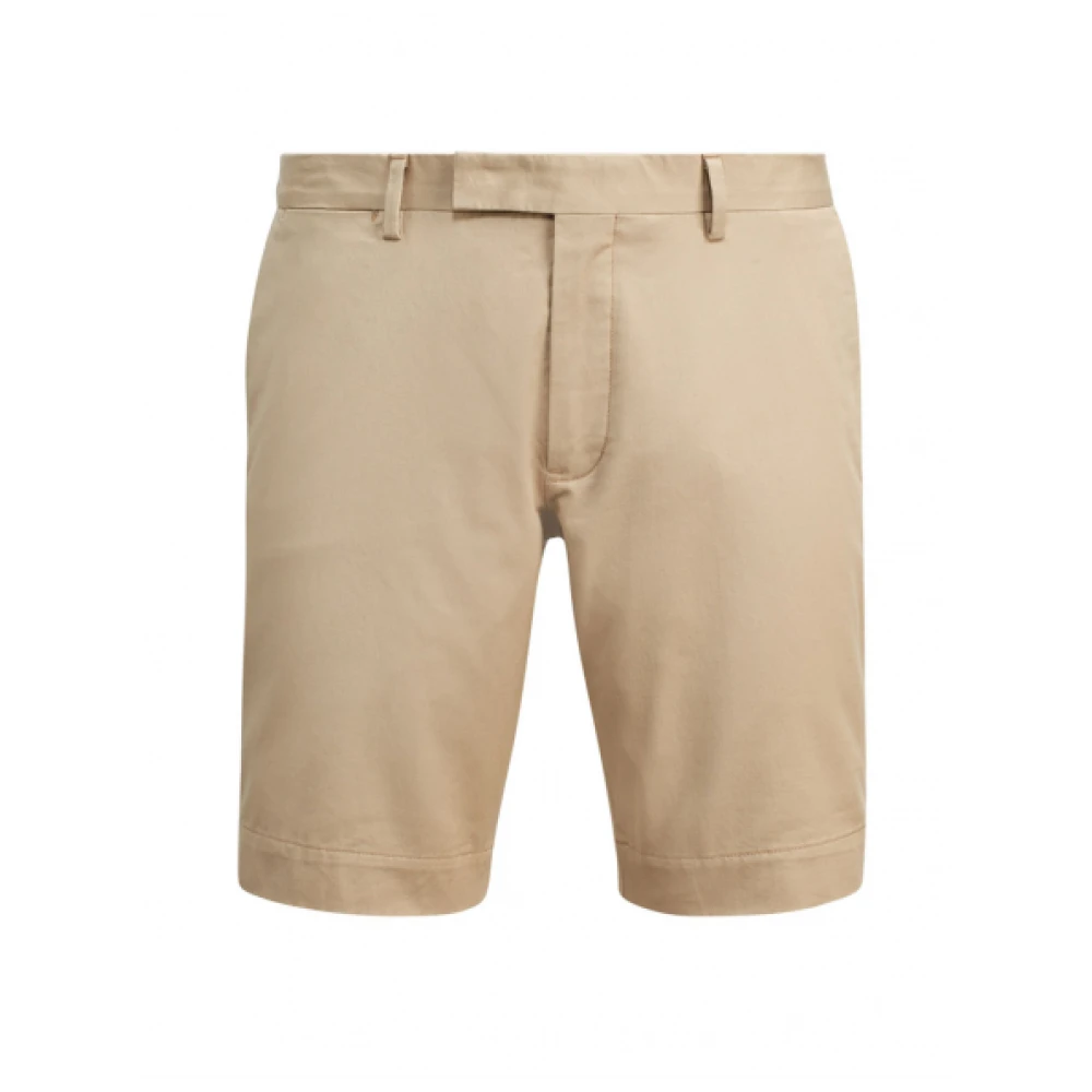 Polo Ralph Lauren Slim Fit Stretch Chino Shorts Beige Heren