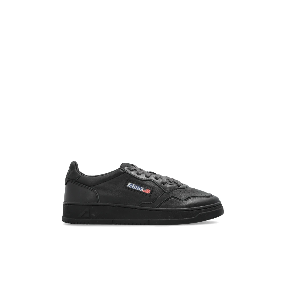 Autry Men's Black Sneakers, 11 Uk, Medalist Low Trainers