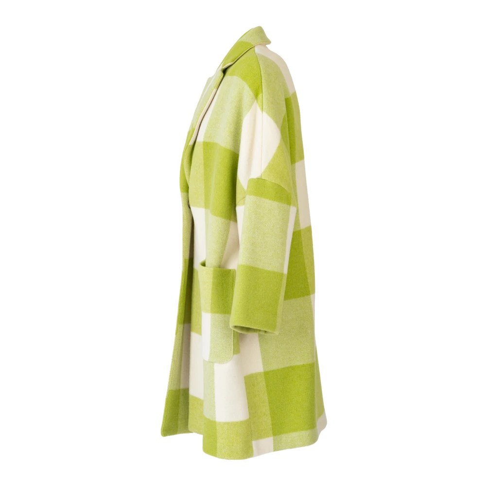 Semicouture Vichy Check Coat Multicolor Dames