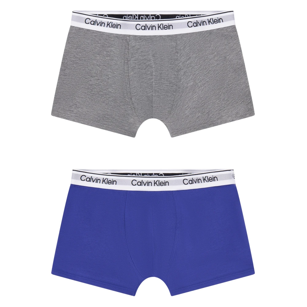 Calvin Klein Boys Blue Kids Boxers, 8 Y, 2 Pack Boxer Shorts Set