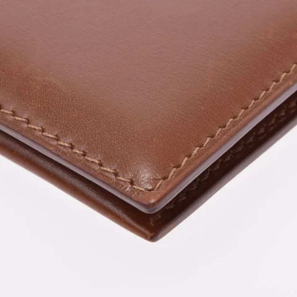 Hermès Vintage Pre-owned Leather wallets Brown Dames