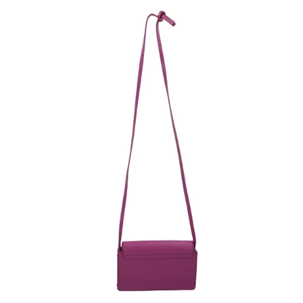 Chloé Leather shoulder-bags Purple Dames