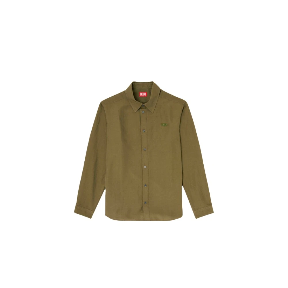 Diesel Herren Grün Shirts, Mgröße: