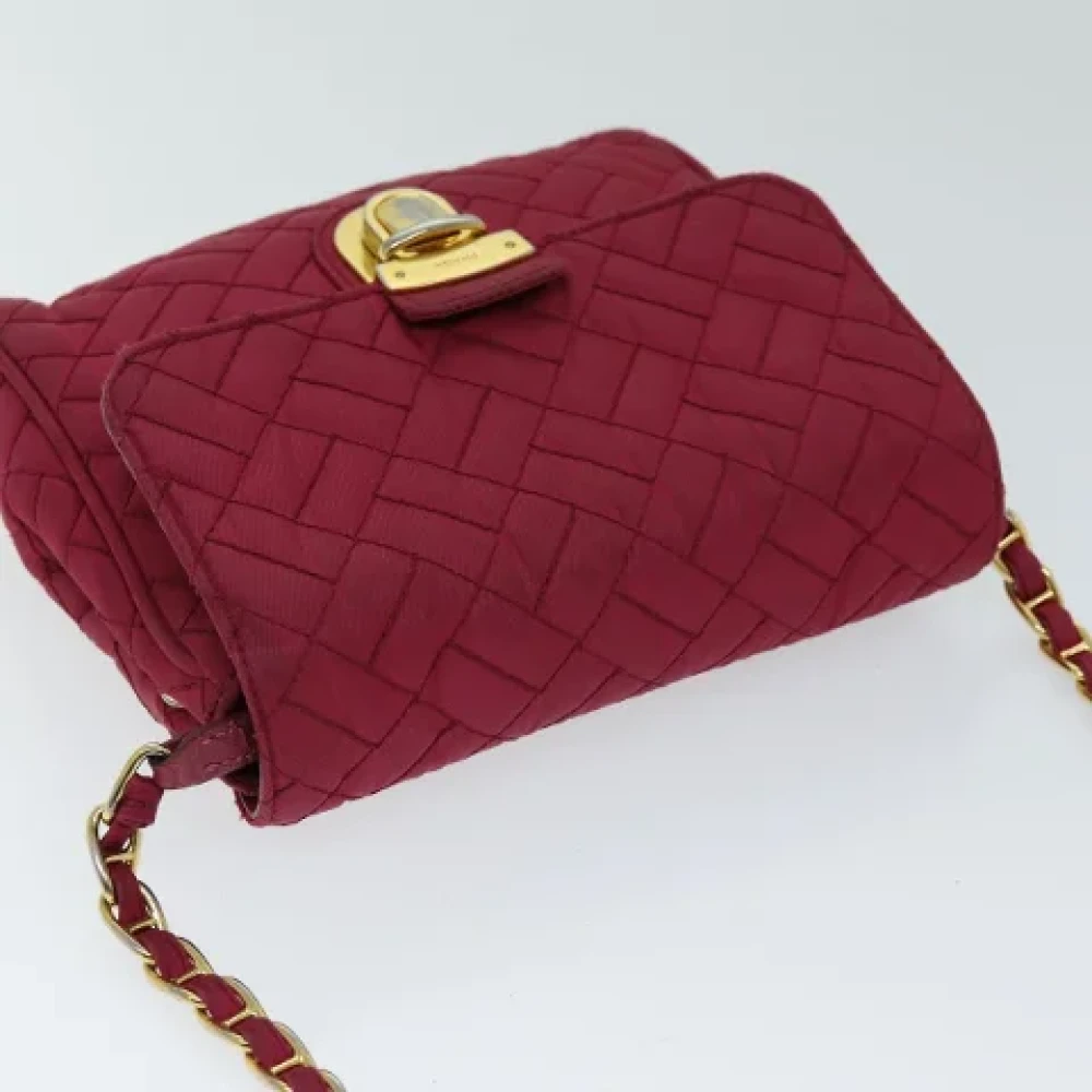 Prada Vintage Pre-owned Nylon prada-bags Pink Dames