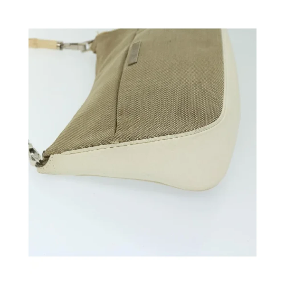 Gucci Vintage Pre-owned Canvas handbags Beige Dames