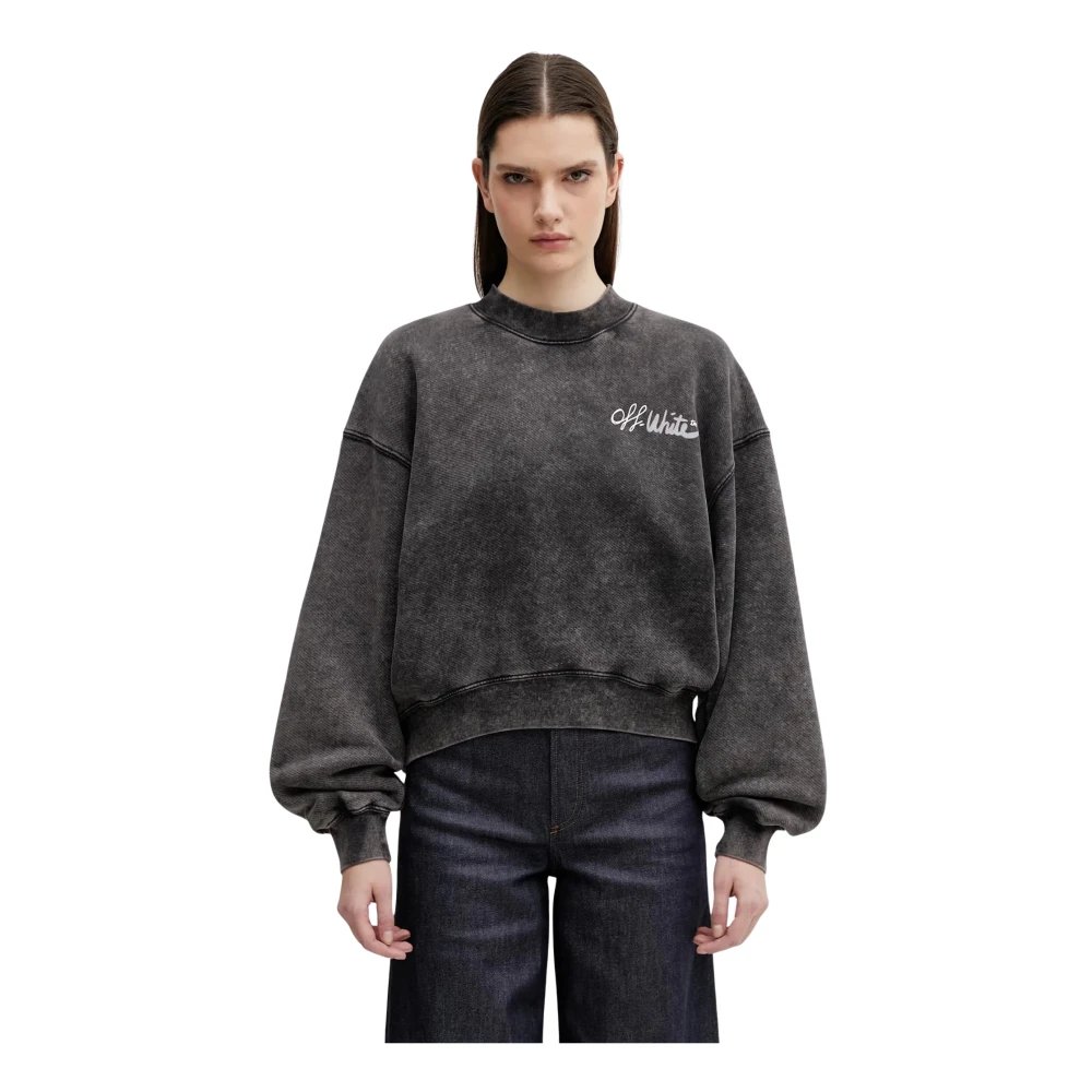 Off White Donna Nero Felpe, S, New,