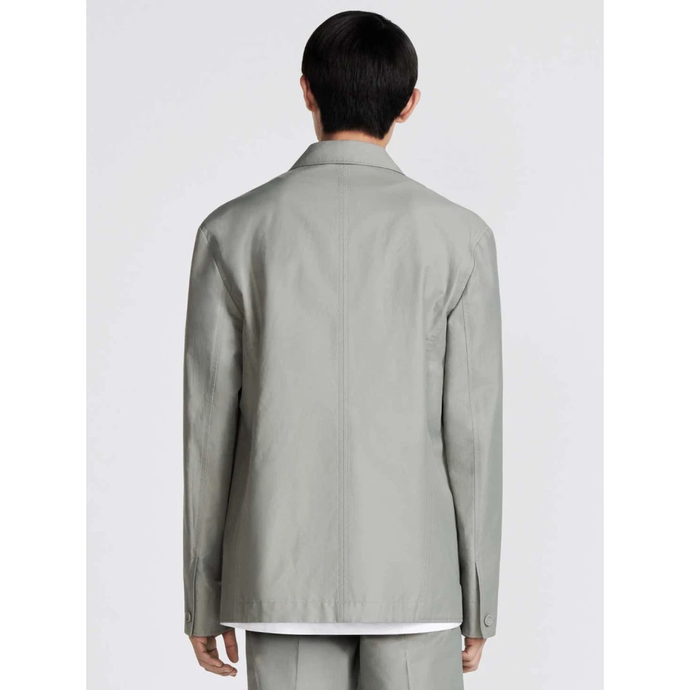 Dior Grijze Werkkleding Jas 800 Gray Heren