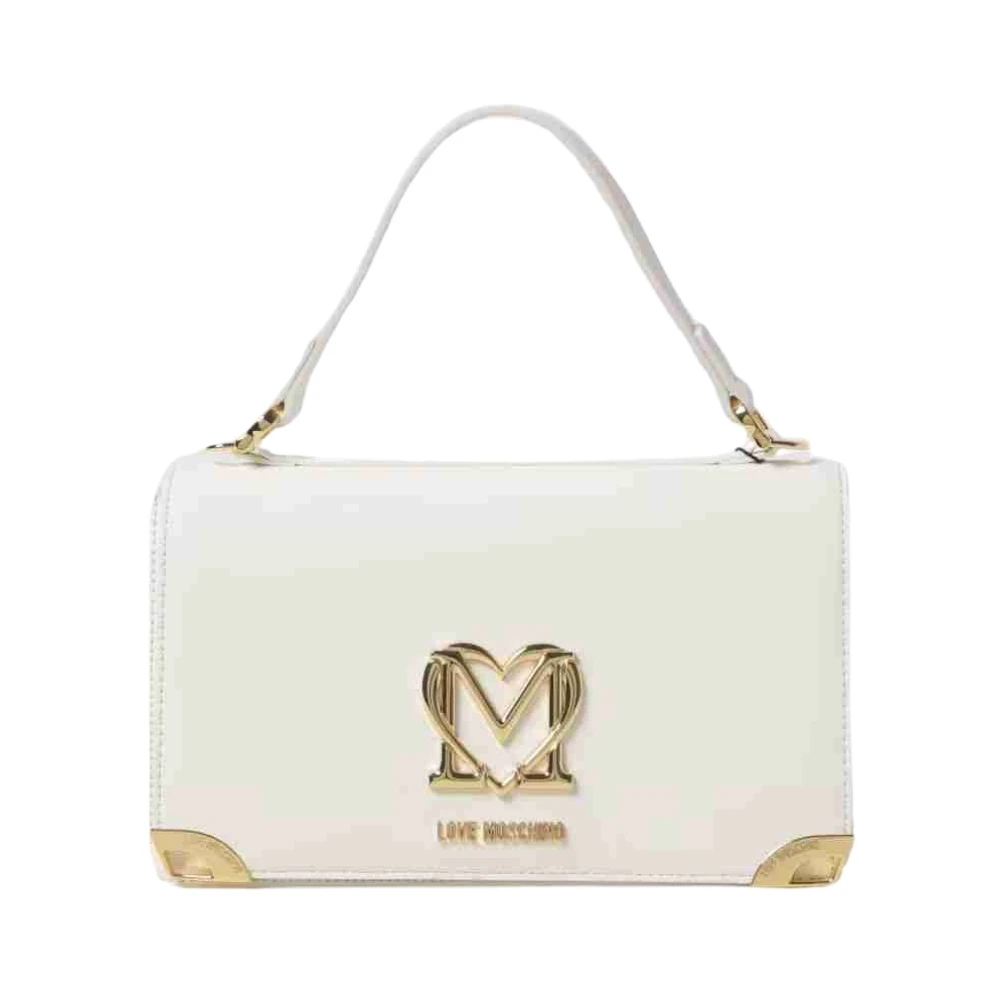 Love Moschino Stijlvolle PU-tas White Dames