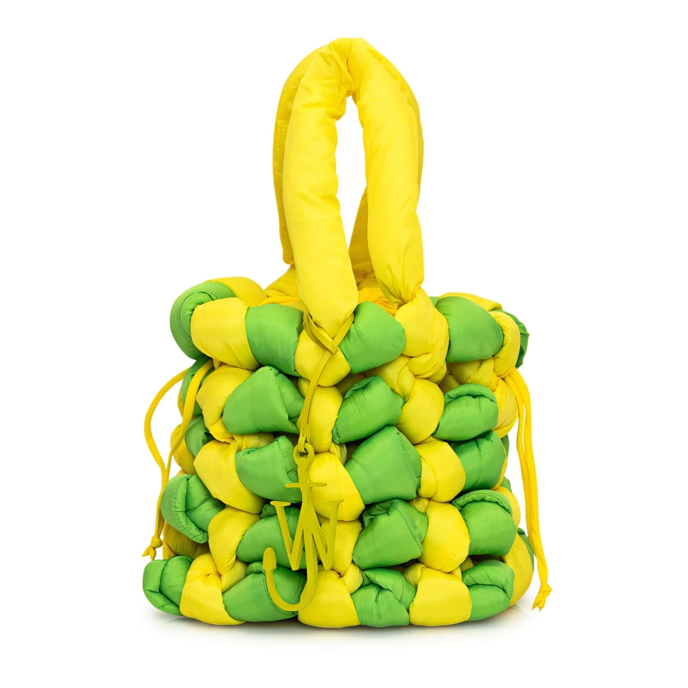 JW Anderson Knotted Bucket Tas Green Dames