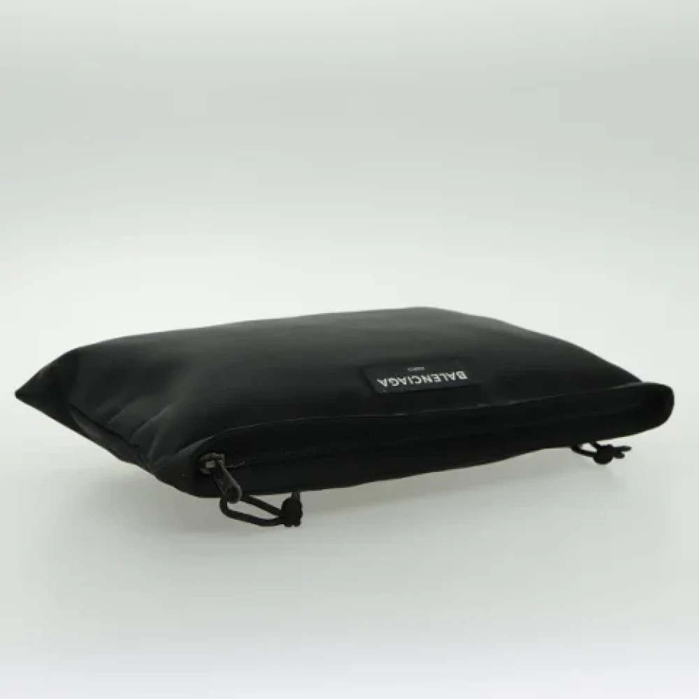Balenciaga Vintage Pre-owned Canvas clutches Black Dames