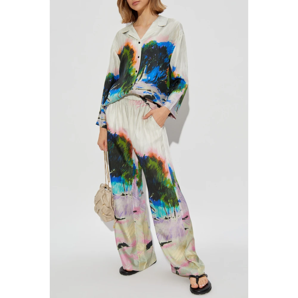 Munthe Zijden overhemd Multicolor Dames