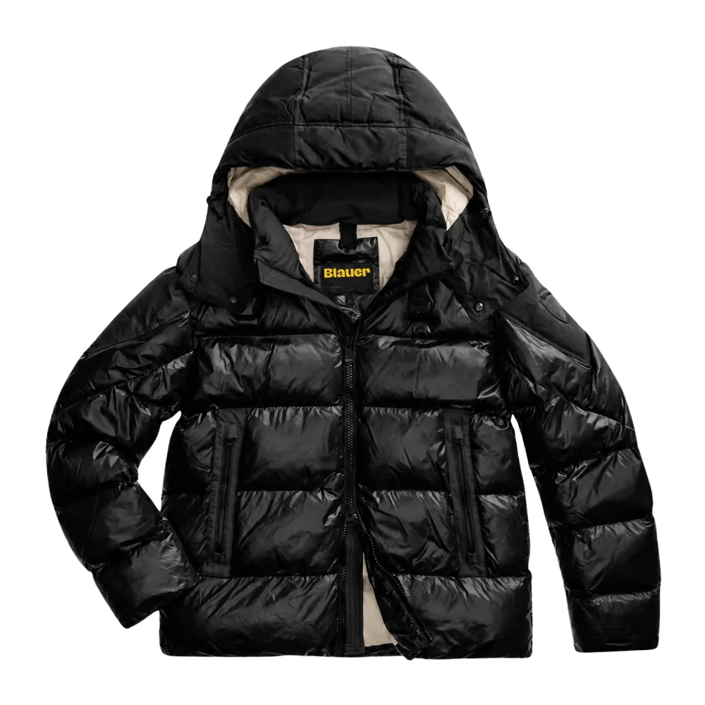 VAN GRAAF Blauer Herren Schwarz Puffer Jacke Polyamid Extra Groß - Bild 4