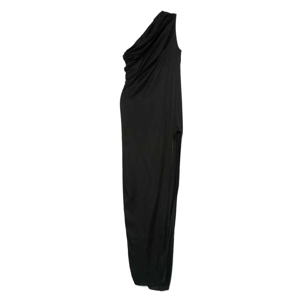 Rick Owens Arrowhead Lange Jurk Black Dames