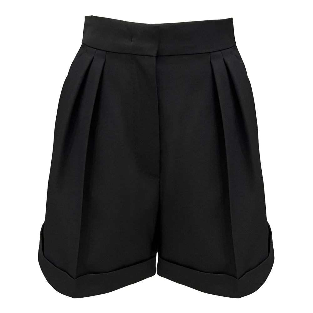Max Mara Bormida Zwarte Shorts Black Dames
