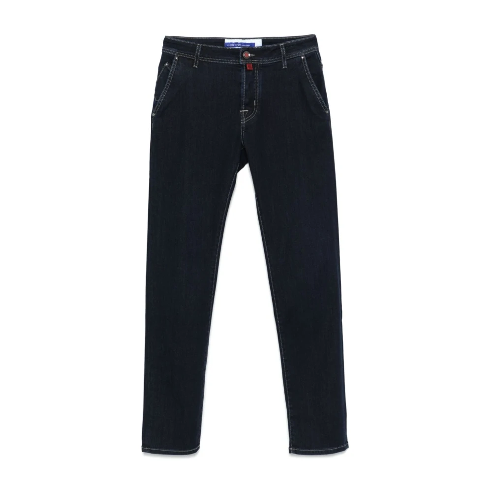 Jacob Cohën Blauwe Denim Jeans voor Mannen Blue Heren