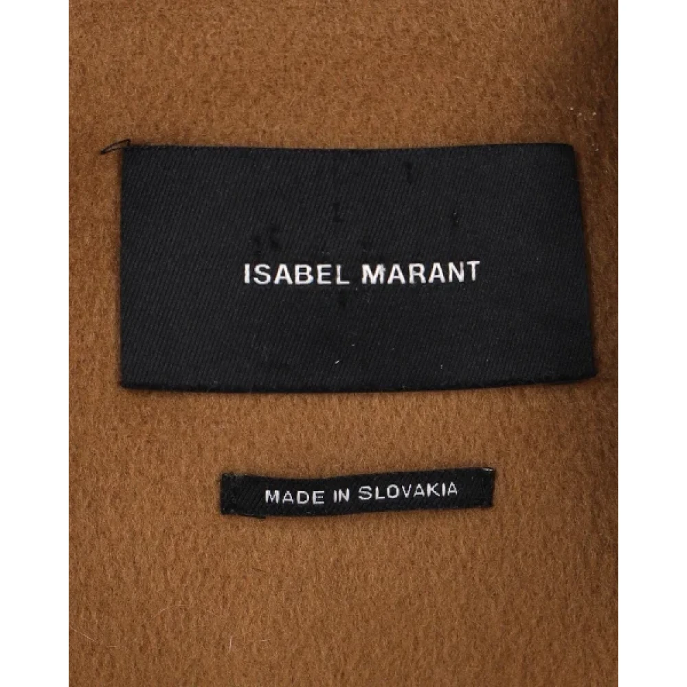 Isabel Marant Pre-owned Wool outerwear Brown Dames