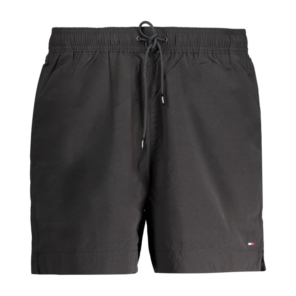 Tommy Hilfiger Zwarte zwemboxer met slip Black Heren
