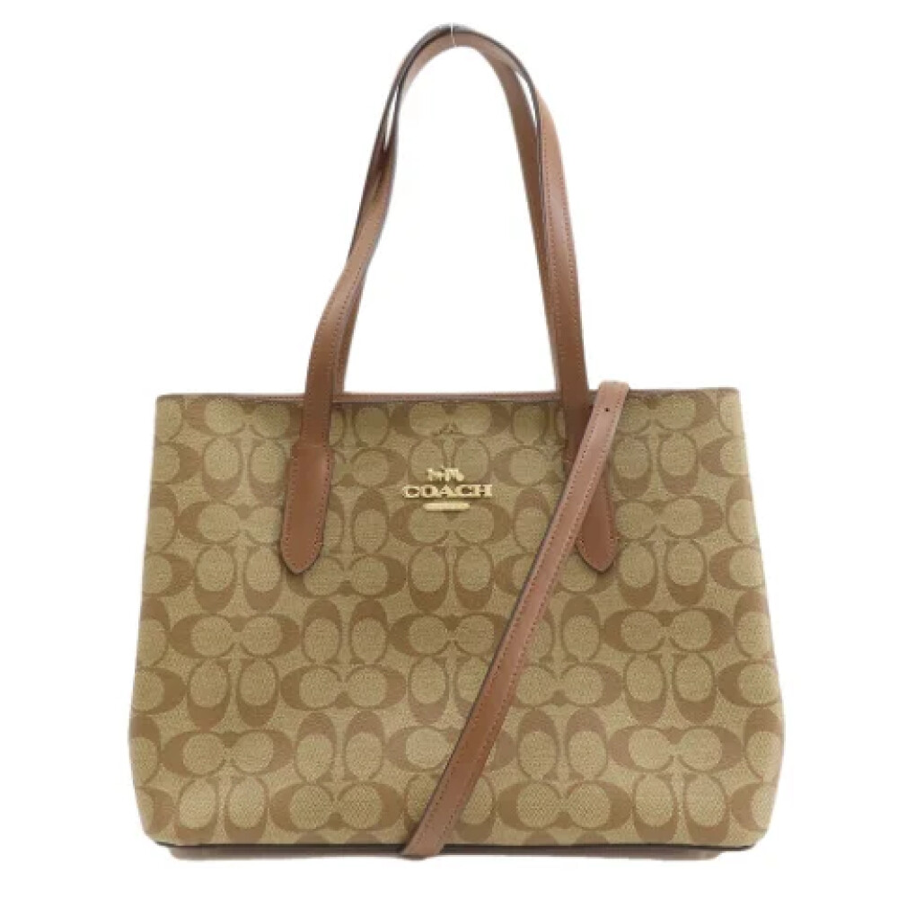 Coach fabric tote best sale