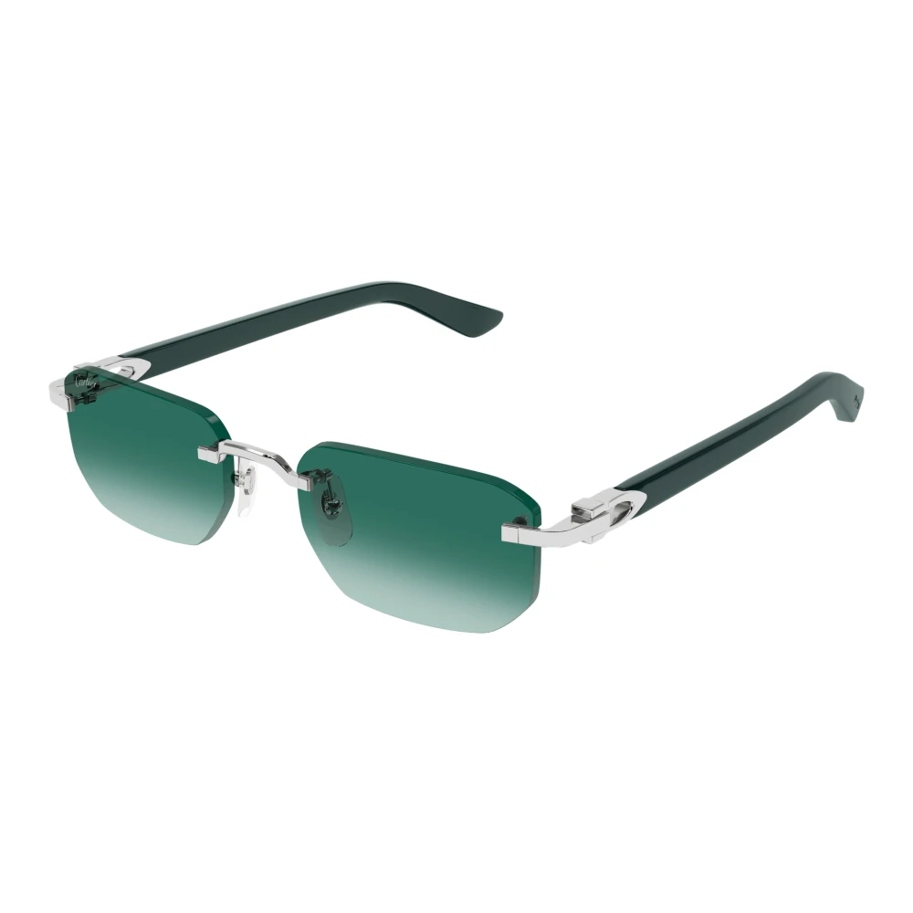 Cartier Men's Gray Sunglasses, 53 Mm, Sunglasses