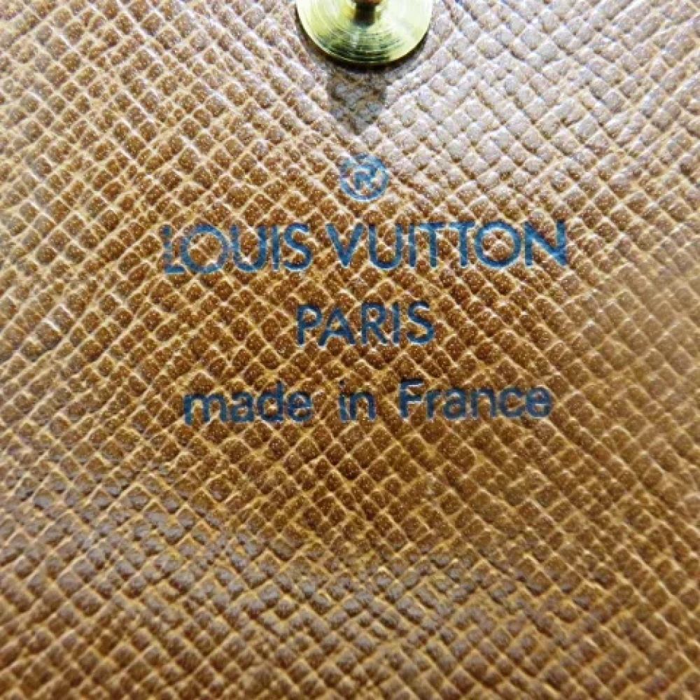 Louis Vuitton Vintage Pre-owned Canvas wallets Brown Dames