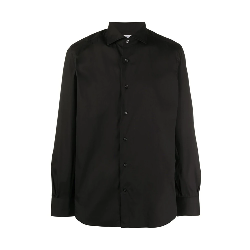 Mazzarelli Casual Shirts Black Heren