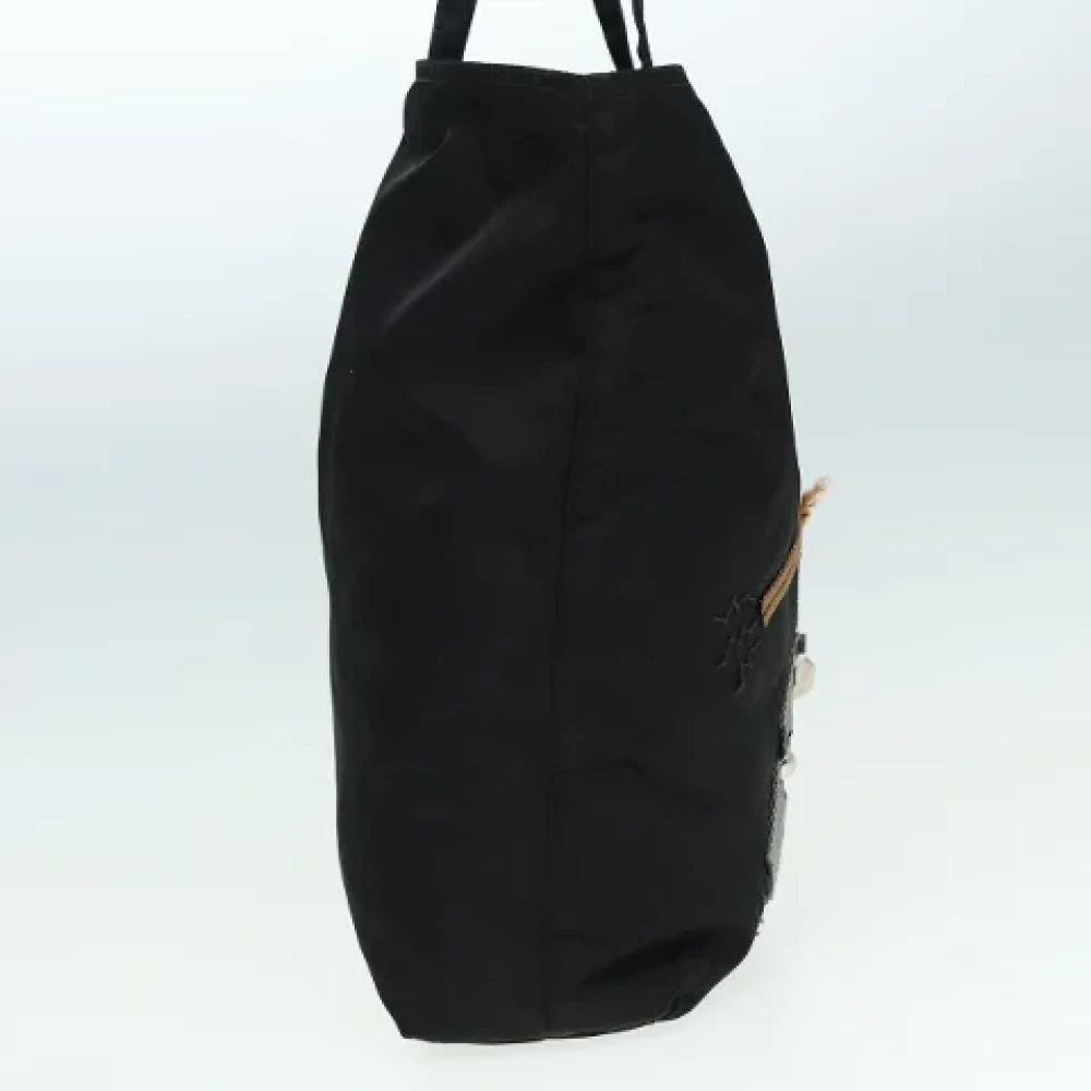 Prada Vintage Pre-owned Fabric totes Black Dames
