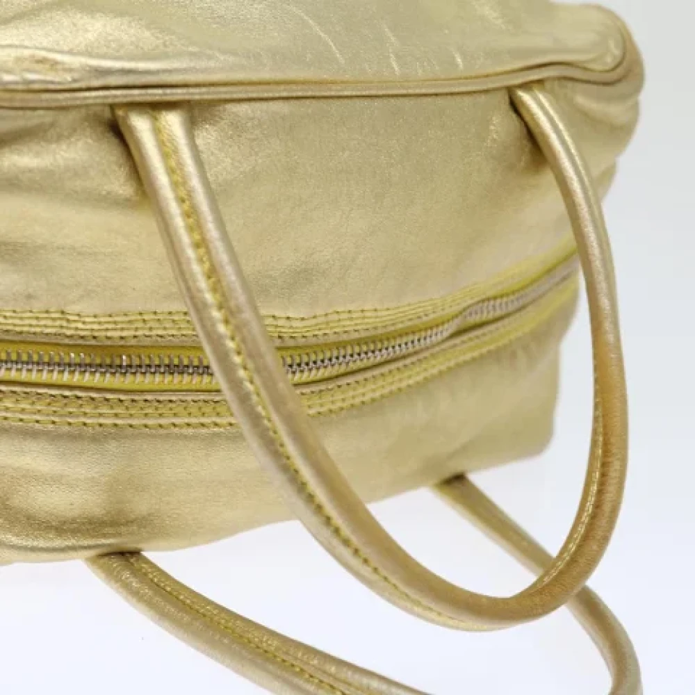 Loewe Pre-owned Leather handbags Yellow Dames