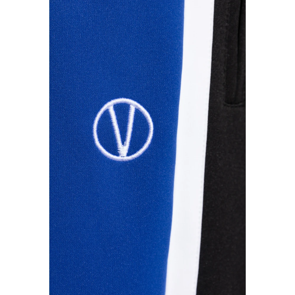 Vetements Logo broek Blue Heren
