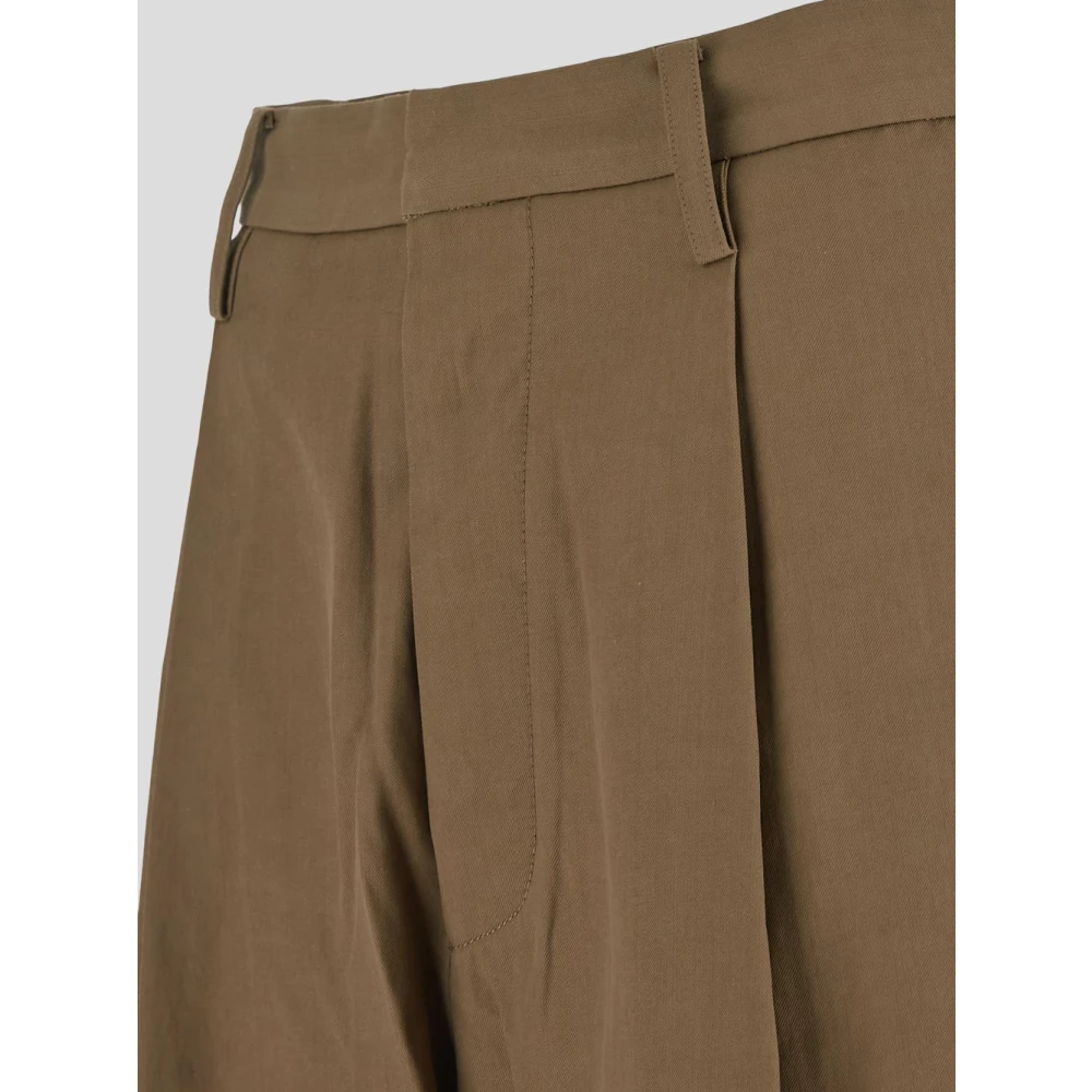 UMA Wang Katoenen Broek met Polky Stijl Beige Heren