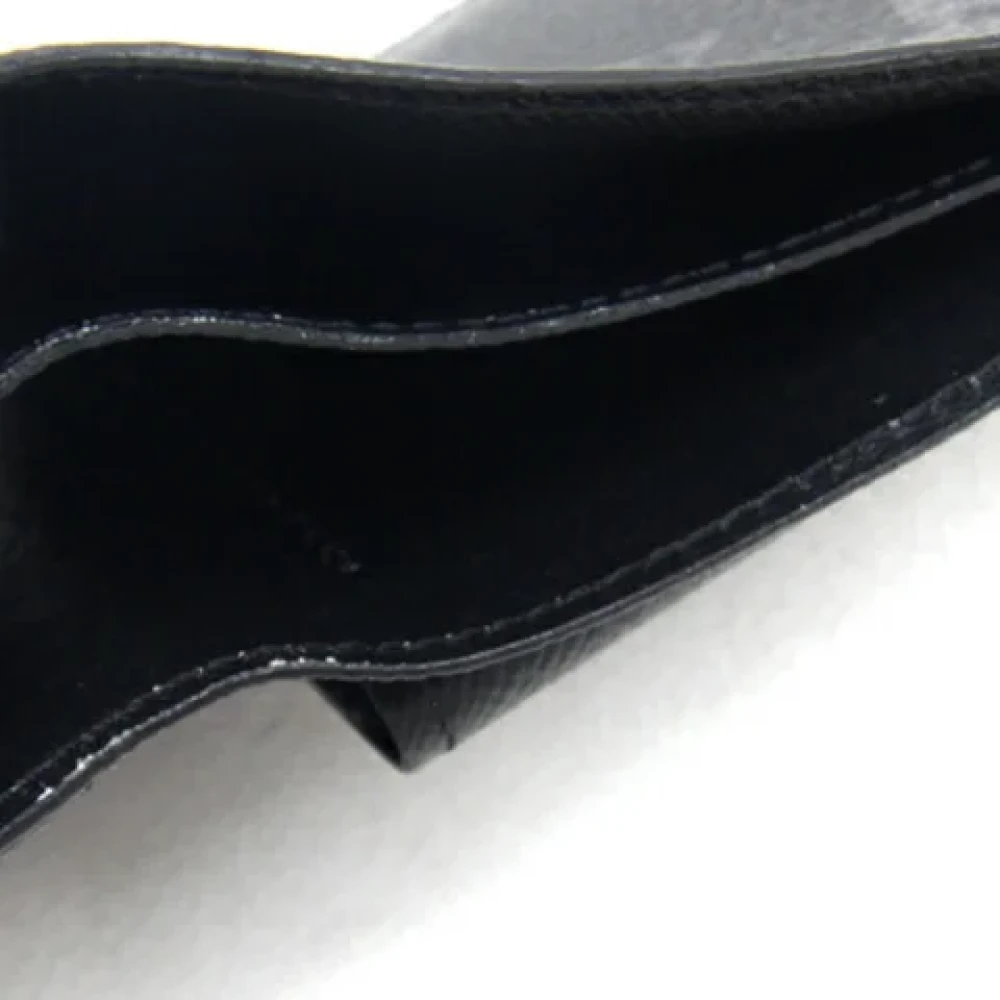 Louis Vuitton Vintage Pre-owned Fabric wallets Black Heren