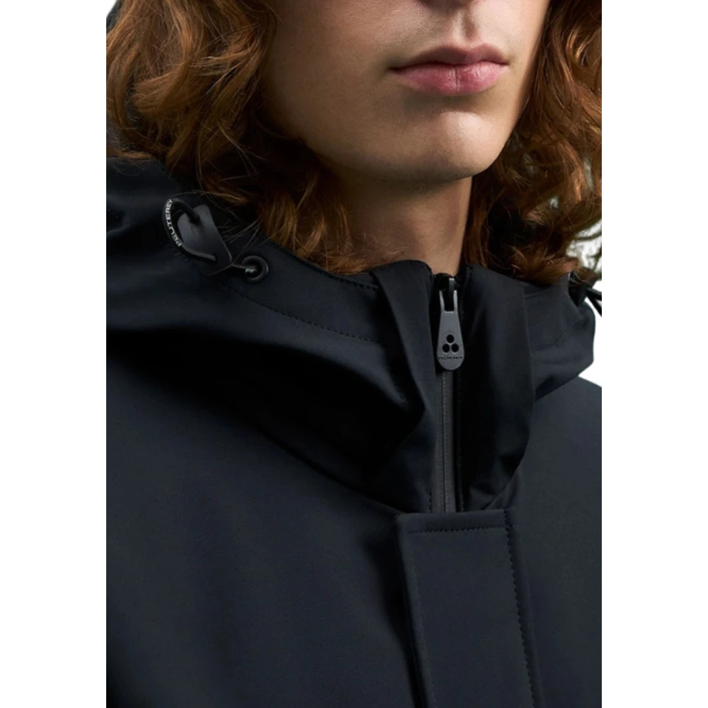 Peuterey Stijlvolle Zwarte Winterjas Black Heren
