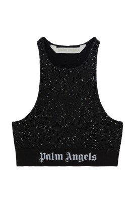 black-logo-print-round-neck-shirt