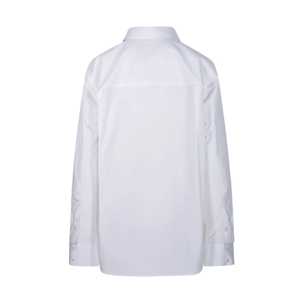 Róhe Witte Deconstructed Overhemd White Dames