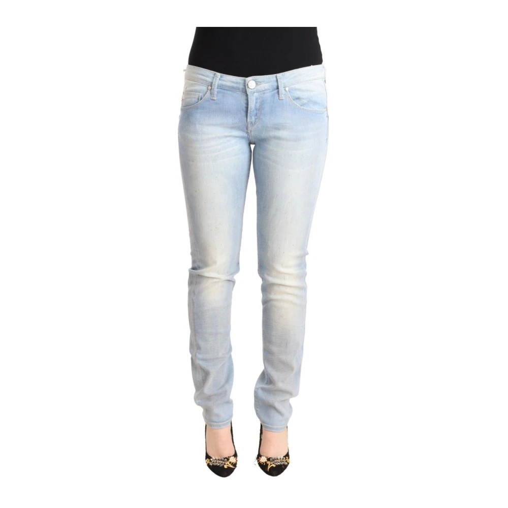 Acht Women's Blue Low Waist Skinny Denim - Skinny Fit Jeans - W30 - Jeans