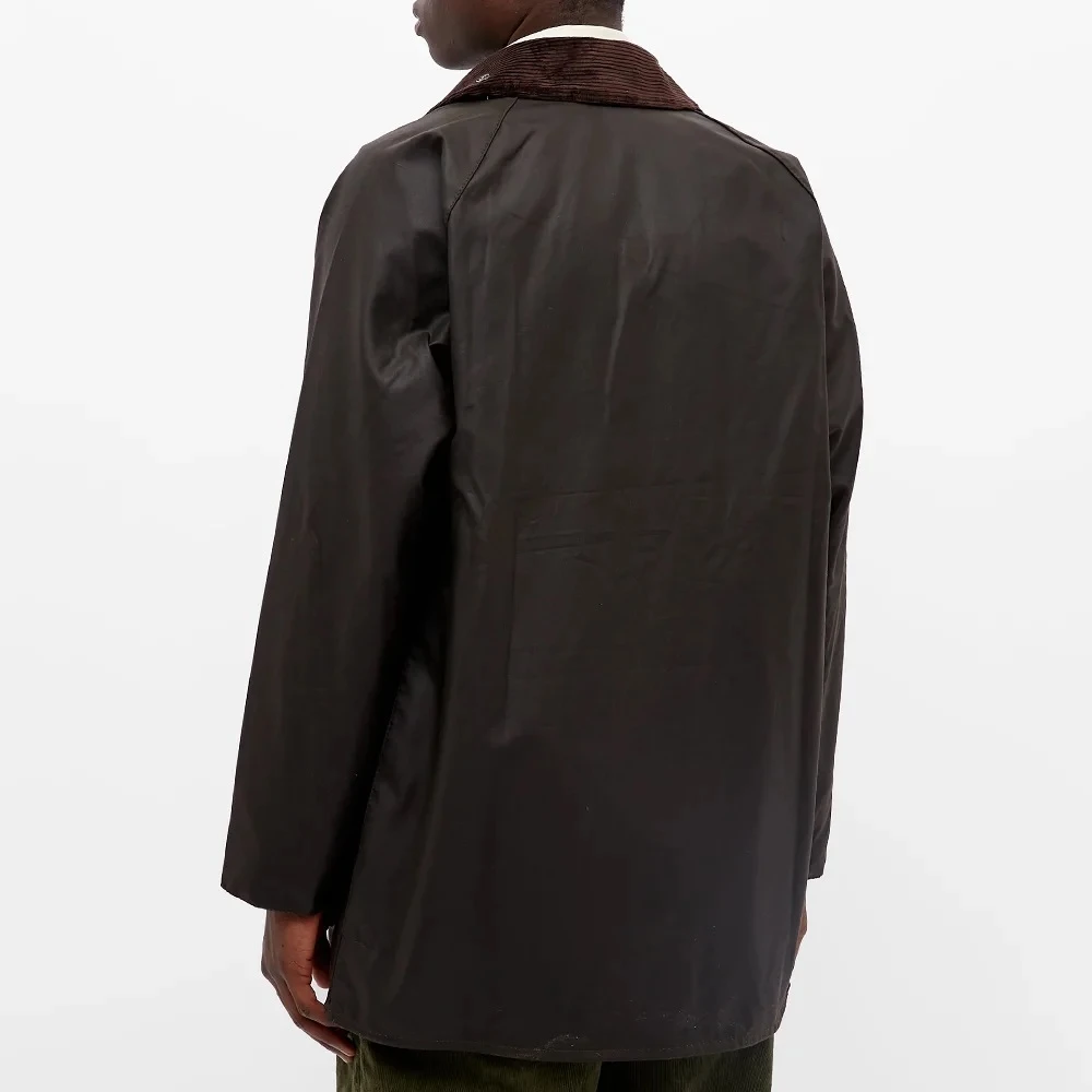Barbour Waxjas in olijfgroen Green Heren