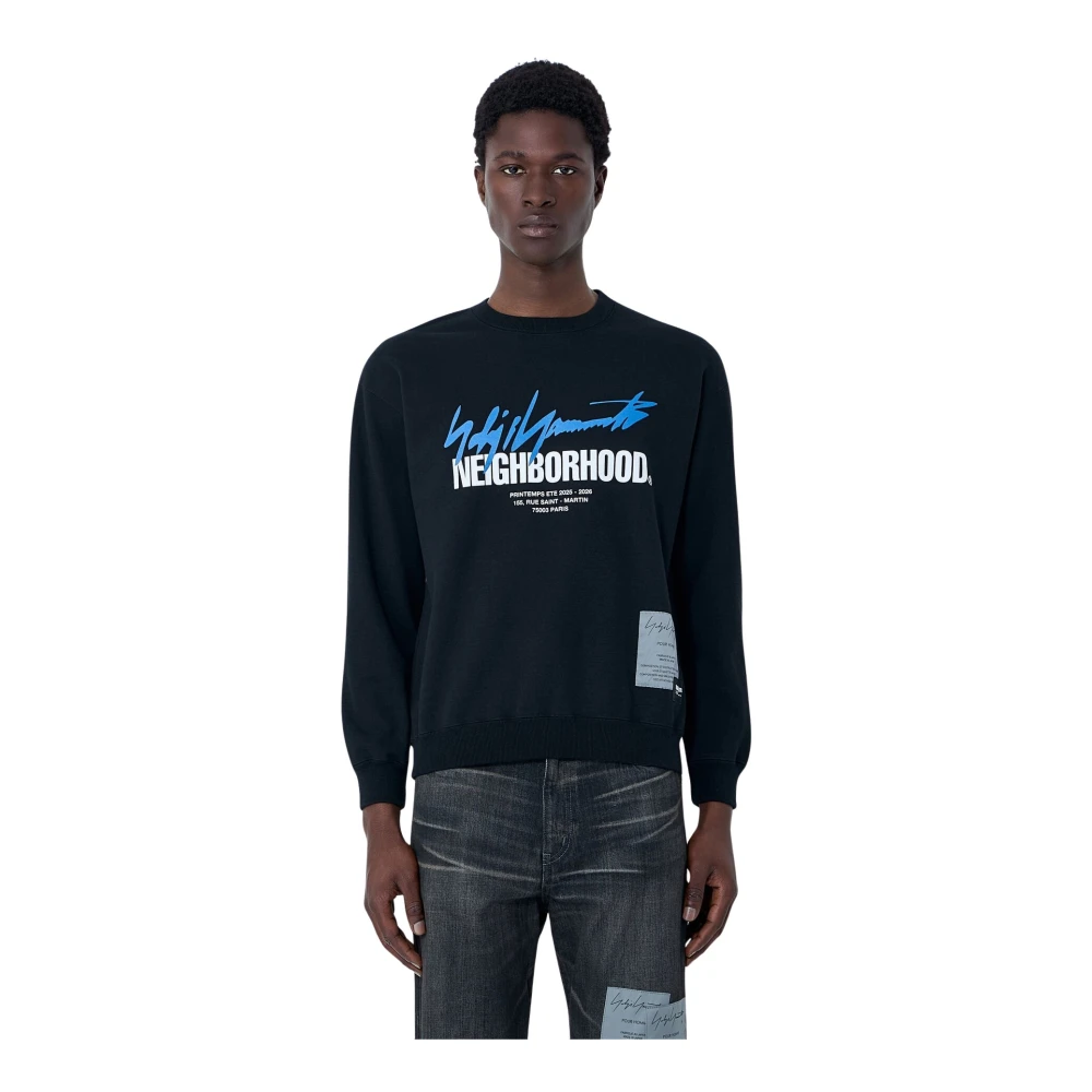 Yohji Yamamoto Uomo Nero Felpe, M, New,