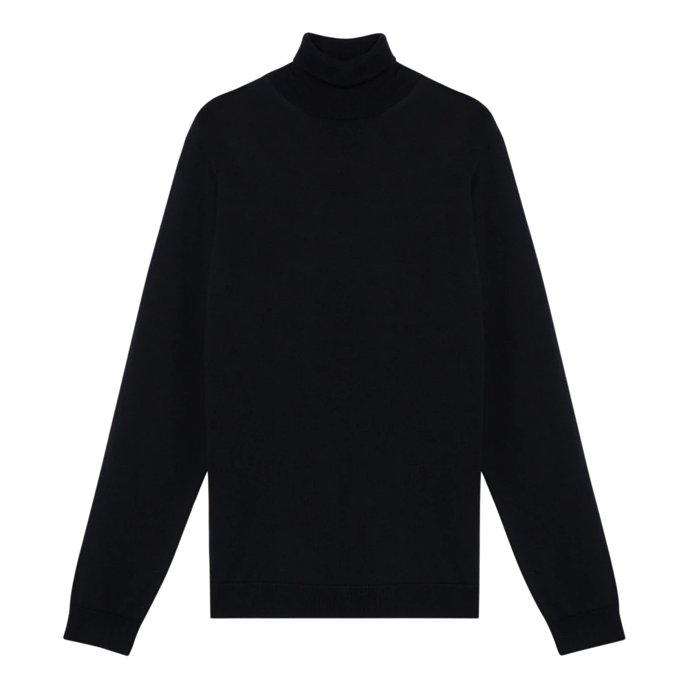 Roberto Collina Dolcevita Trui Blue Heren