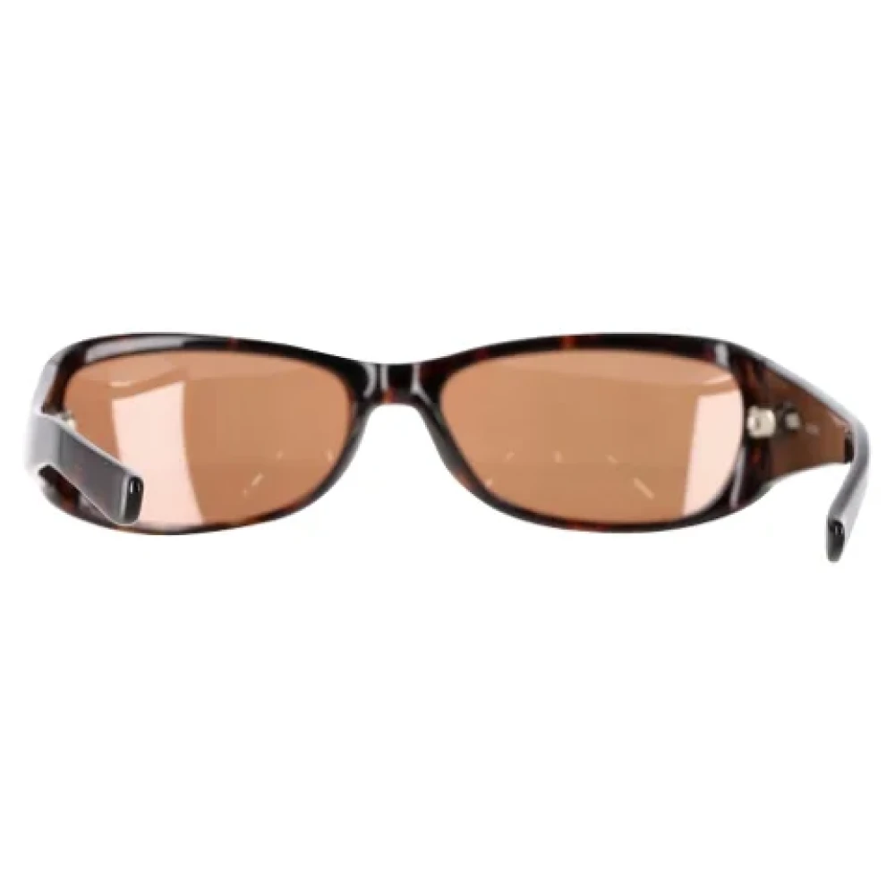 Valentino Vintage Pre-owned Acetate sunglasses Brown Dames