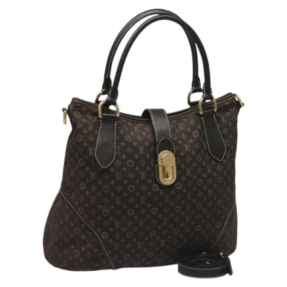 Louis Vuitton Vintage Pre-owned Canvas handbags Black Dames