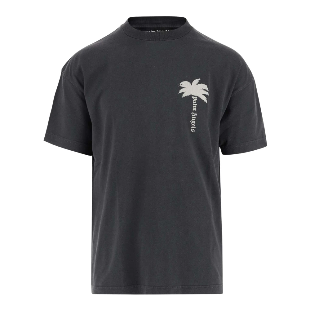 Palm Angels T-Shirts Gray Heren