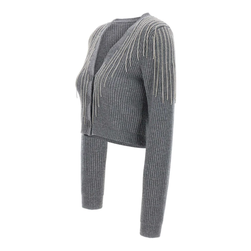 Kaos Cardigan met strass detail Gray Dames