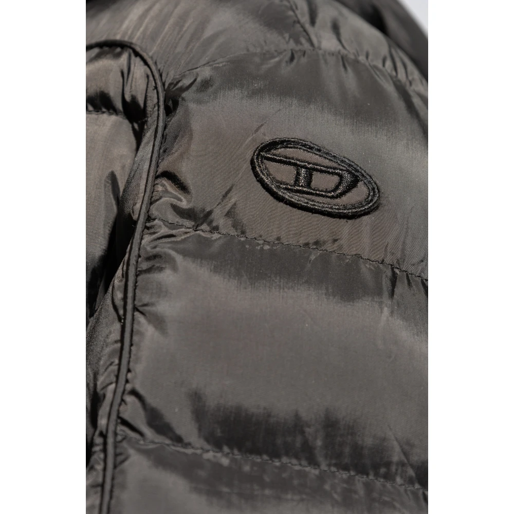 Diesel Gewatteerde jas W-Stone Black Heren