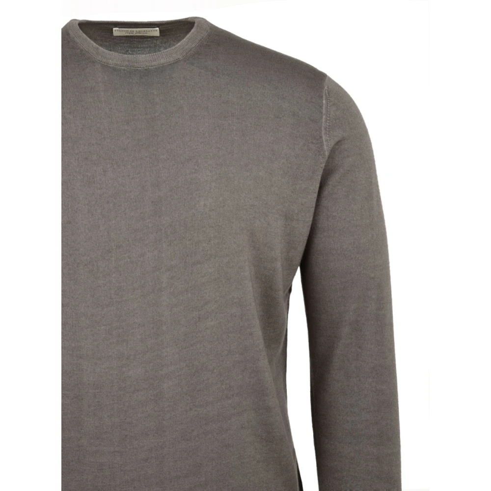 Filippo De Laurentiis Heren Sweaters Gc1Ml Rm16Rv Stijl Gray Heren