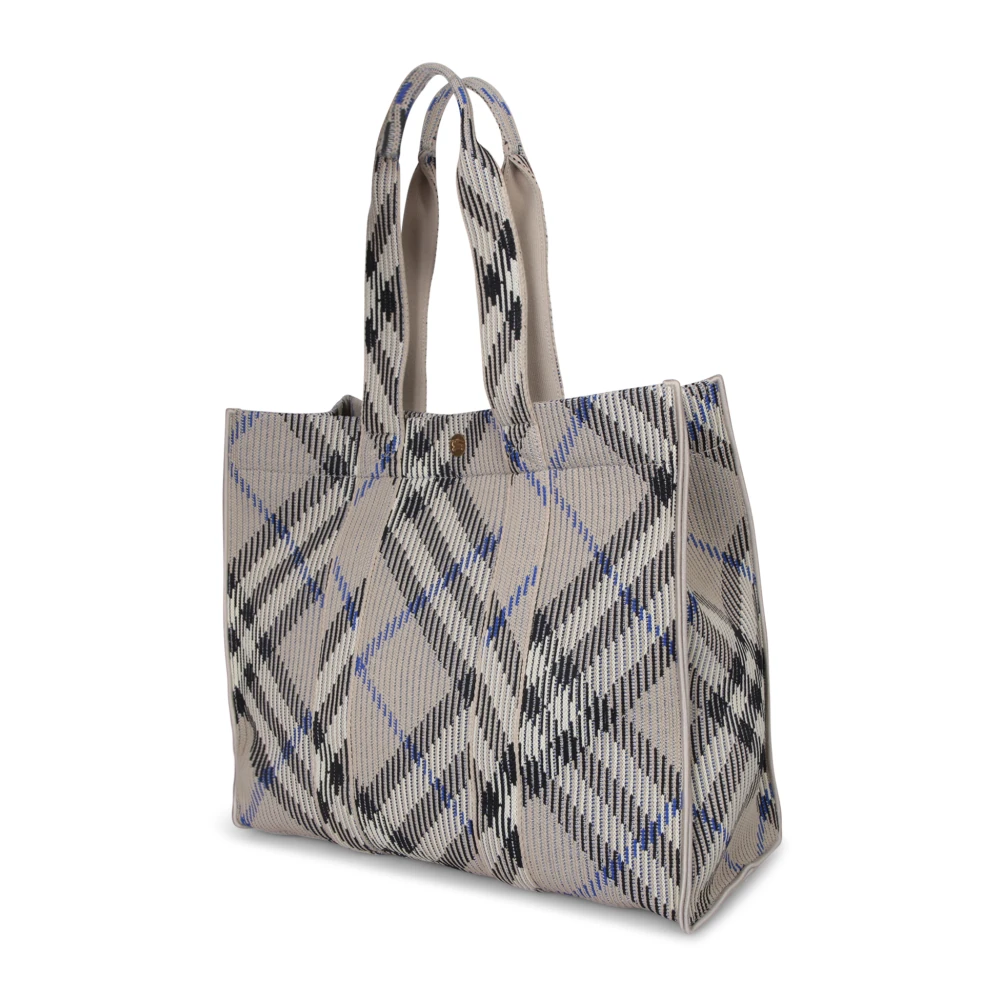 Burberry Check Print Tote Style Tas Multicolor Dames