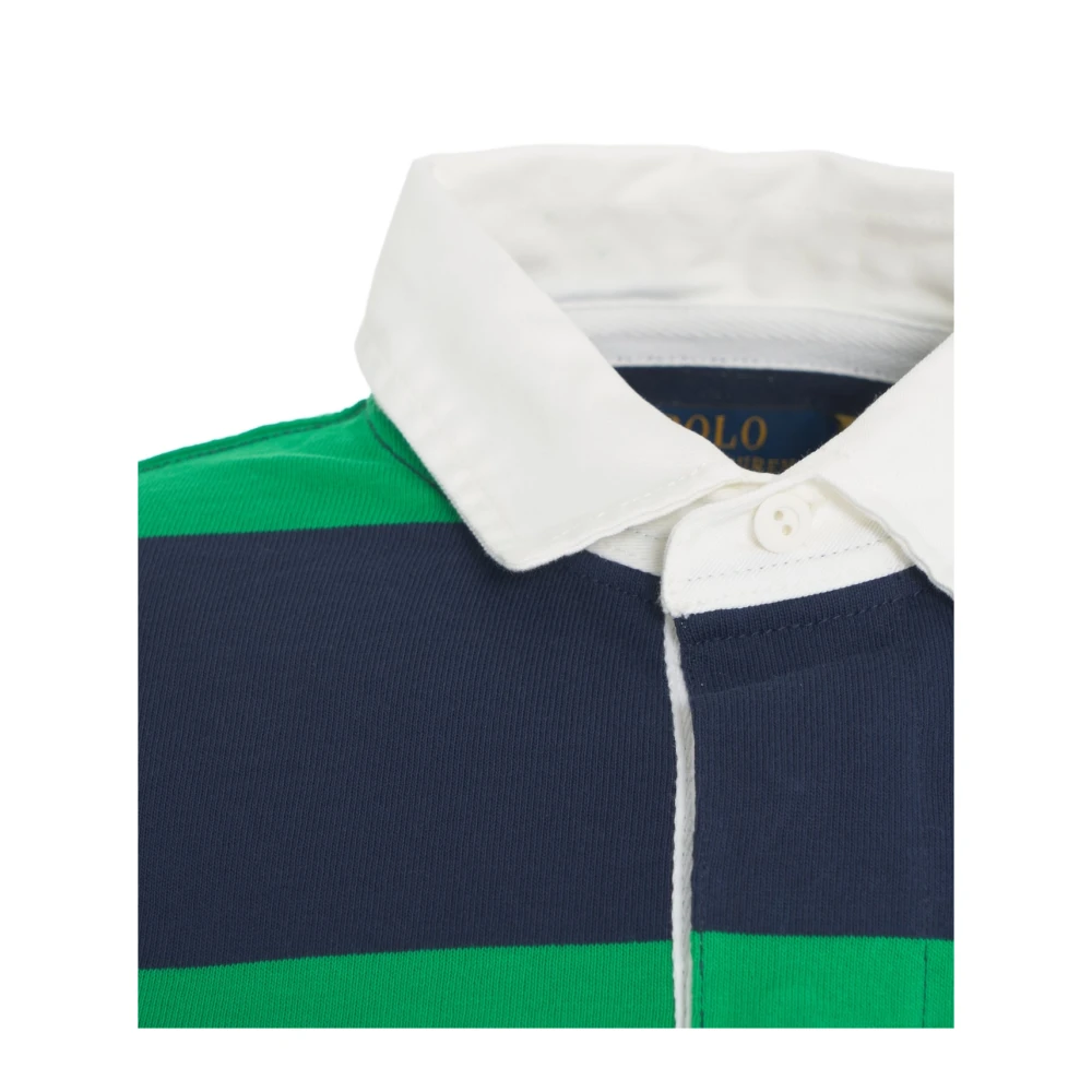 Polo Ralph Lauren Blauwe Polo met Lange Mouwen Classic Fit Multicolor Heren
