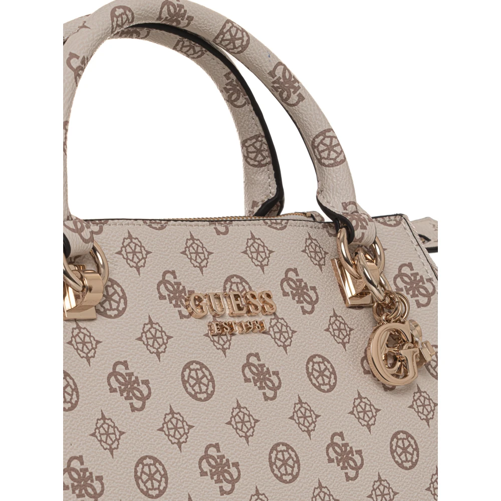 Guess Evelune Handtas met Afneembare Schouderband Beige Dames