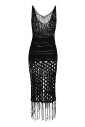 robe-longue-a-ourlet-frange-perfore