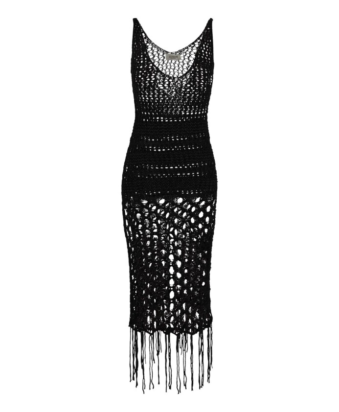 robe-longue-a-ourlet-frange-perfore